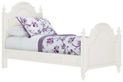 Olivia White Low Poster Bed