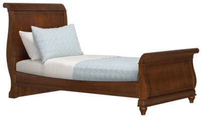 Adrian Mid Tone Sleigh Bed