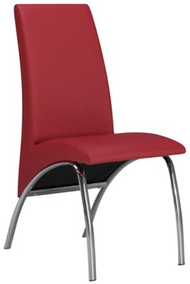 Mensa Red Upholstered Side Chair