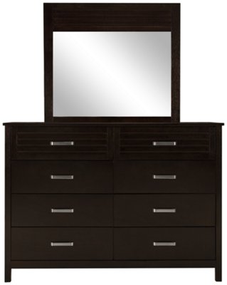 Dalton Dark Tone Dresser & Mirror
