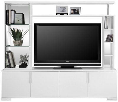 Signa White Entertainment Unit