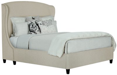Canyon Lt Taupe Upholstered Platform Bed