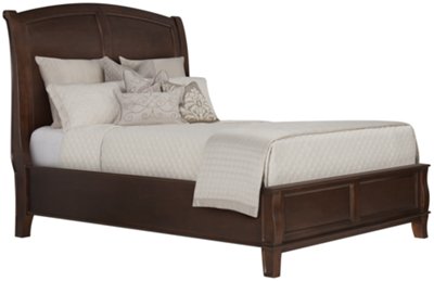 Canyon Mid Tone Wood Platform Bed