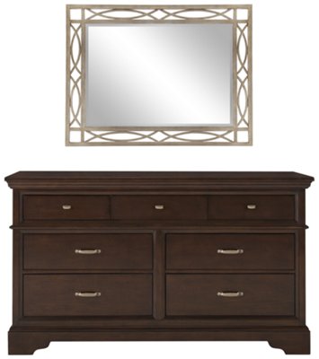 Canyon Mid Tone Small Dresser & Mirror