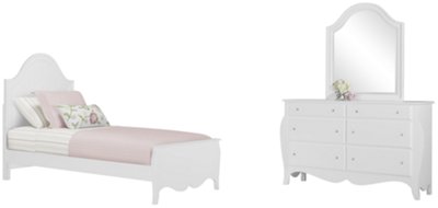 Ariana White Panel Bedroom