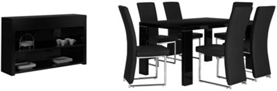 Paris Black Rectangular Dining Room