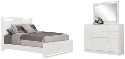 Gianna White Panel Bedroom