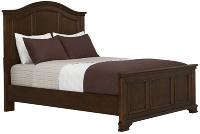 Dark Tone Panel Bed