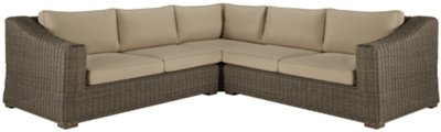 Canyon Light Tone Small Two-Arm Sectional