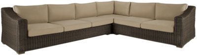 Canyon Dark Tone Large Left Sectional
