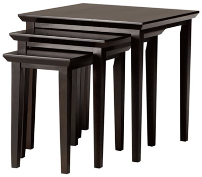 Dark Tone Nesting End Table