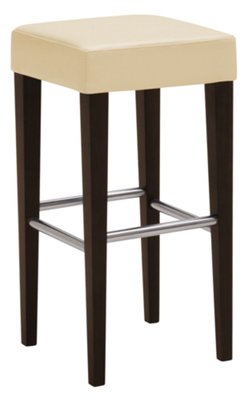 Kayla Lt Beige 30" Bonded Leather Barstool