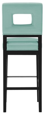 Aspen Lt Blue 30" Bonded Leather Barstool