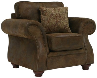 Stefan Dk Brown Microfiber Chair
