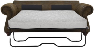 Stefan Dk Brown Microfiber Sleeper