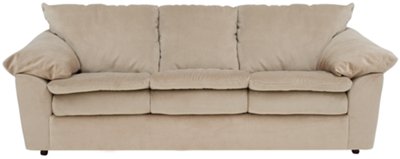 Luci Lt Taupe Microfiber Sofa