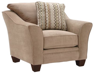 Grant2 Lt Brown Microfiber Chair