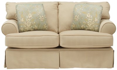 Stripe Cotton Loveseat