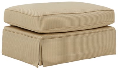 Stripe Cotton Ottoman