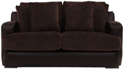 Dk Brown Collage Loveseat