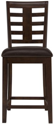 Becca Dark Tone High Table & 4 Upholstered Barstools