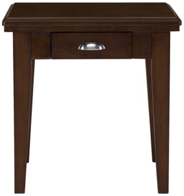 Sao Paolo Dark Tone Storage Square End Table