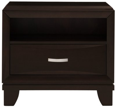 Torino Dark Tone Open Nightstand