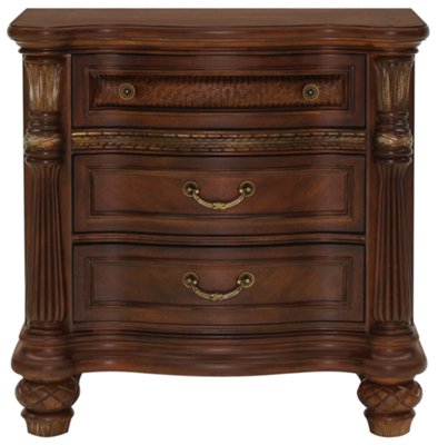 Tradewinds Dark Tone Wood Nightstand