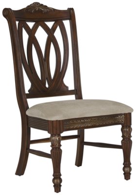 Dark Tone Wood Side Chair