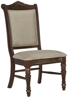 Dark Tone Upholstered Side Chair