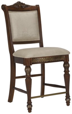 Dark Tone 24" Upholstered Barstool
