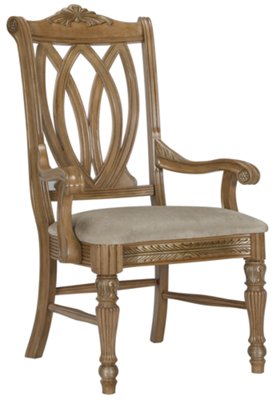 Tradewinds Light Tone Wood Arm Chair