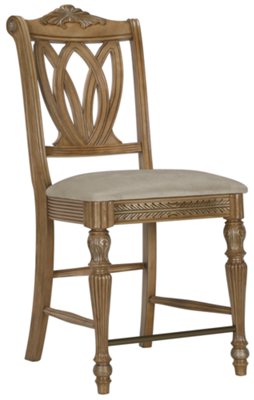 Light Tone 24" Wood Barstool