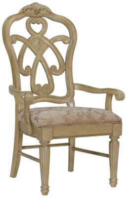 Regal Light Tone Wood Arm Chair