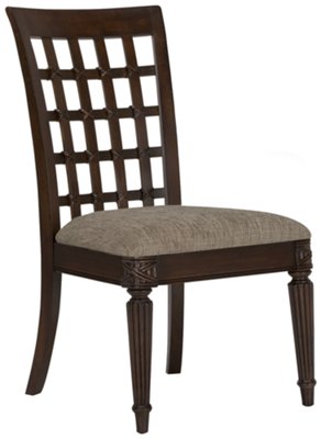 Dark Tone Wood Side Chair