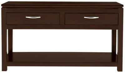 Perimeter Dark Tone Storage Sofa Table