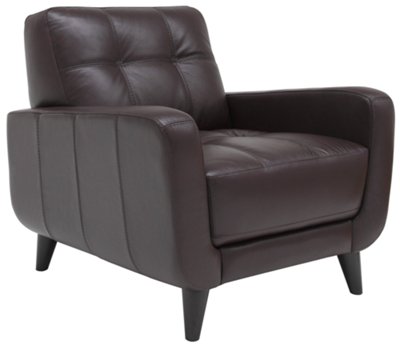 Venus Dk Brown Leather Chair