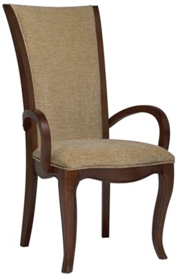 Dark Tone Upholstered Arm Chair