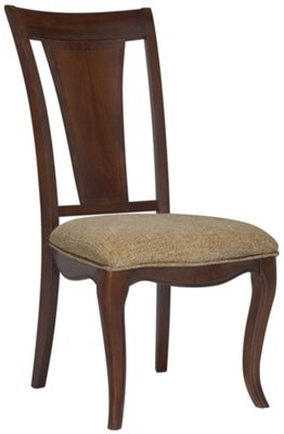 Dark Tone Wood Side Chair