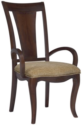 Dark Tone Wood Arm Chair