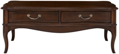 Dark Tone Storage Rectangular Coffee Table