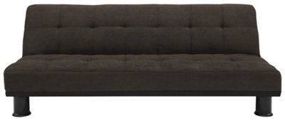 Tisha Dk Brown Microfiber Futon