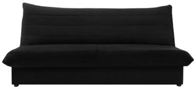 Tori Black Microfiber Futon