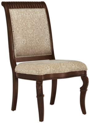 Dark Tone Upholstered Side Chair
