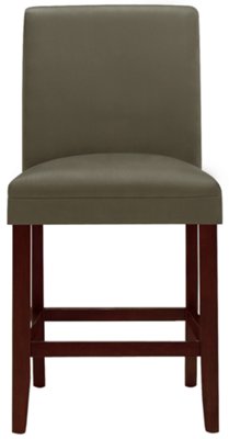 Park Dk Green Microfiber 24" Upholstered Barstool