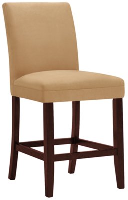 Dk Gold Microfiber 24" Upholstered Barstool