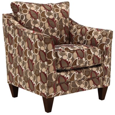 Multi Fabric Accent Chair