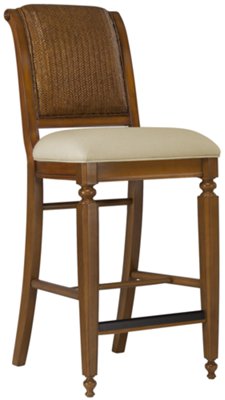 Mid Tone 30" Woven Barstool