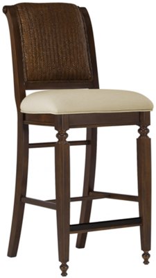 Dark Tone 30" Woven Barstool