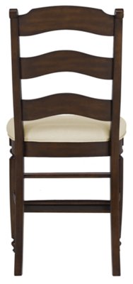 Claire Dark Tone High Table & 4 Wood Barstools